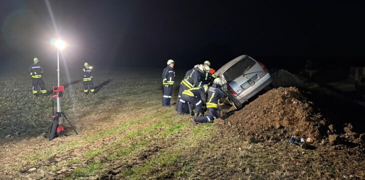 Übung Verkehrsunfall mit zwei verletzten Personen • 16. Oktober 2024